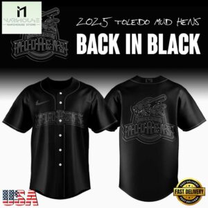 Toledo Mud Hens MLB Back In Black Baseball Jersey For Fans