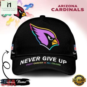 Arizona Cardinals Never Give Up Fight Cancer In All Colors Classic Cap