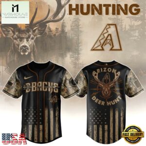 Arizona Diamondbacks MLB x Deer Hunting Baseball Jersey Shirt