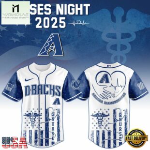 Arizona Diamondbacks MLB x Nurses Baseball Jersey Shirt