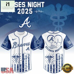 Atlanta Braves MLB x Nurses Baseball Jersey Shirt