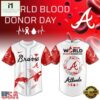 Atlanta Braves MLB x World Blood Donor Day Baseball Jersey For Fans