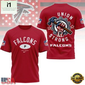 Atlanta Falcons Union Strong Labor Day All Over Print Shirt
