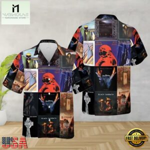 Black Sabbath Hard Rock Band Album Covers Hawaiian Shirt