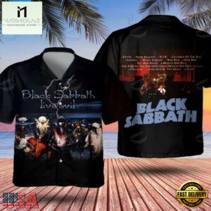 Black Sabbath Live Evil Vintage Hawaiian Shirt