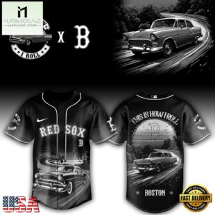 Boston Red Sox MLB x Classic Car Pride Baseball Jersey For Fans