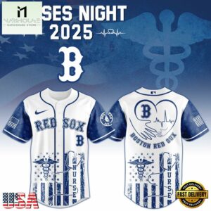 Boston Red Sox MLB x Nurses Baseball Jersey Shirt
