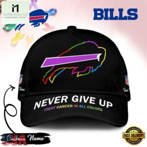 Buffalo Bills Never Give Up Fight Cancer In All Colors Classic Cap