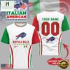 Buffalo Bills NFL Italian American Heritage Month 3D Shirt