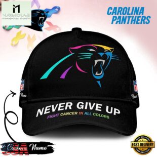 Carolina Panthers Never Give Up Fight Cancer In All Colors Classic Cap