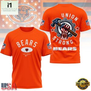 Chicago Bears Union Strong Labor Day All Over Print Shirt