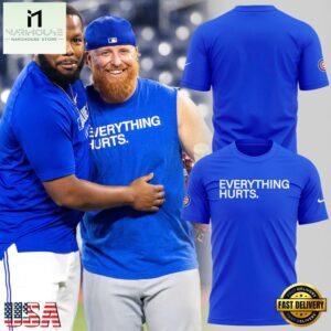 Chicago Cubs EVERYTHING HURTS T Shirt