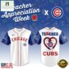 Chicago Cubs MLB X Teacher Appreciation Week Baseball Jersey Shirt