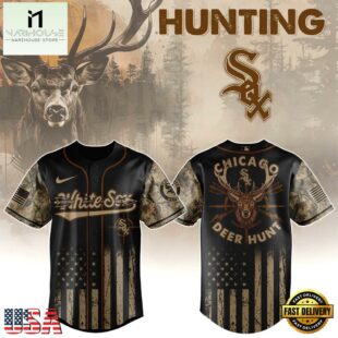Chicago White Sox MLB x Deer Hunting Baseball Jersey Shirt
