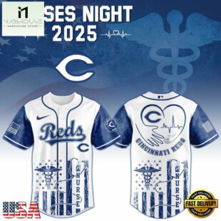 Cincinnati Reds MLB x Nurses Baseball Jersey Shirt