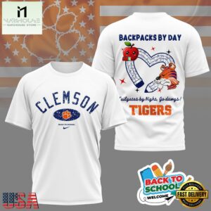 Clemson Tigers Welcome Back To School 3D Shirt