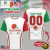 Cleveland Browns NFL Italian American Heritage Month 3D Shirt