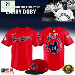 Cleveland Guardians Celebrating Larry Doby Day 2025 Baseball Jersey