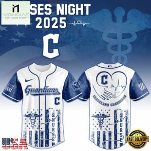 Cleveland Guardians MLB x Nurses Baseball Jersey Shirt