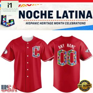 Cleveland Guardians NOCHE LATINA 2025 Baseball Jersey