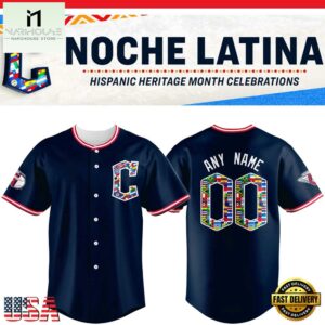 Cleveland Guardians NOCHE LATINA Limited Basseball Jersey Shirt