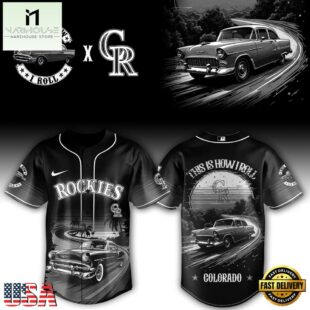 Colorado Rockies MLB x Classic Car Pride Baseball Jersey For Fans
