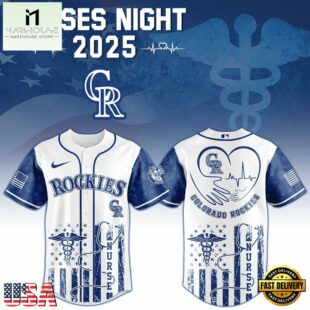 Colorado Rockies MLB x Nurses Baseball Jersey Shirt