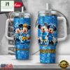 Custom Name NFL Los Angeles Chargers Mickey Minnie Couple Tumbler 40Oz With Handle