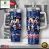Custom Name NFL New York Giants Mickey Minnie Couple Tumbler 40Oz With Handle