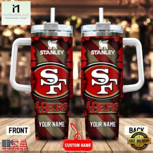 Custom Name San Francisco 49Ers Stainless Steel Tumbler 40Oz For Fans