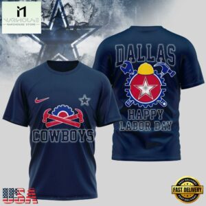 Dallas Cowboys NFL Happy Labor Day 2025 Uniesx 3D Shirt