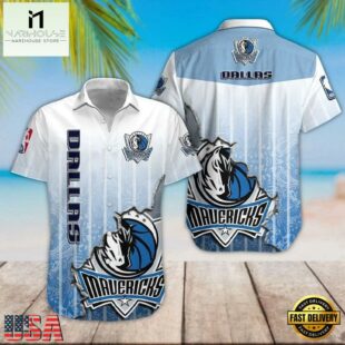 Dallas Mavericks Classic Fade Summer Hawaiian Shirt