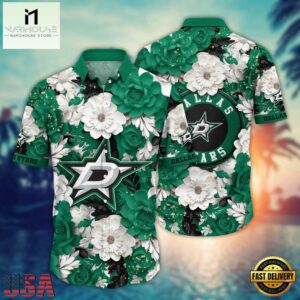 Dallas Stars Floral Luxe Summer Hawaiian Shirt