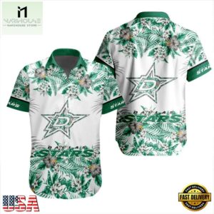 Dallas Stars Floral Paradise Summer Hawaiian Shirt