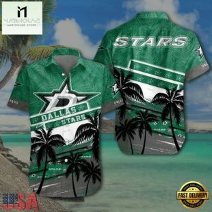 Dallas Stars Palm Paradise Summer Hawaiian Shirt