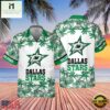 Dallas Stars Tropical Palms Summer Hawaiian Shirt