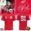 Detroit Red Wings 91 Sergei Fedorov All Over Print T Shirt
