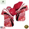 Detroit Red Wings Hibiscus Wave Summer Hawaiian Shirt