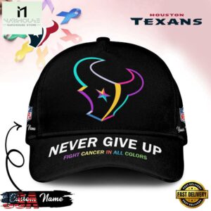 Houston Texans Never Give Up Fight Cancer In All Colors Classic Cap