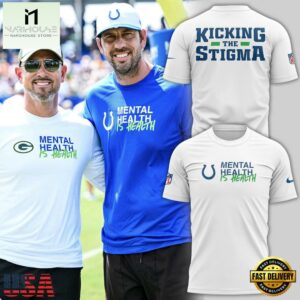 Indianapolis Colts Mental Health is Health White T Shirt