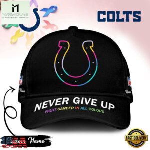 Indianapolis Colts Never Give Up Fight Cancer In All Colors Classic Cap