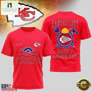 Kansas City Chief NFL Happy Labor Day 2025 Uniesx 3D Shirt