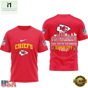 Kansas City Chiefs Football Legends of the Game 3D Shirt