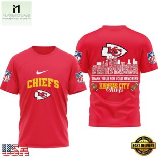 Kansas City Chiefs Football Legends of the Game 3D Shirt