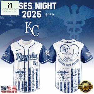 Kansas City Royals MLB x Nurses Baseball Jersey Shirt