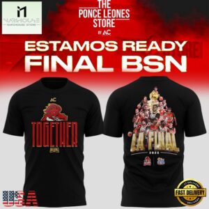 Leones de Ponce Finals BSN 2025 Basketball Black 3D Shirt