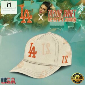 Los Angeles Dodgers x Taylor Swift The Life of a Showgirl 2025 Baseball Cap