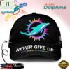 Miami Dolphins Never Give Up Fight Cancer In All Colors Classic Cap