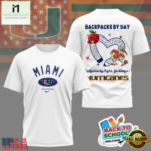 Miami Hurricanes Welcome Back To School 3D Shirt
