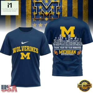 Michigan Wolverines Legends of the Game 3D Shirt
